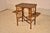 Circa 1920 English Bamboo Side Table With Side Shelves For Sale - Image 4 of 11
