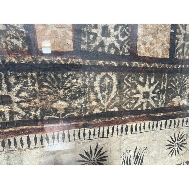 Large Decorative Panel with Polynesian Motif, 1900s For Sale - Image 11 of 12
