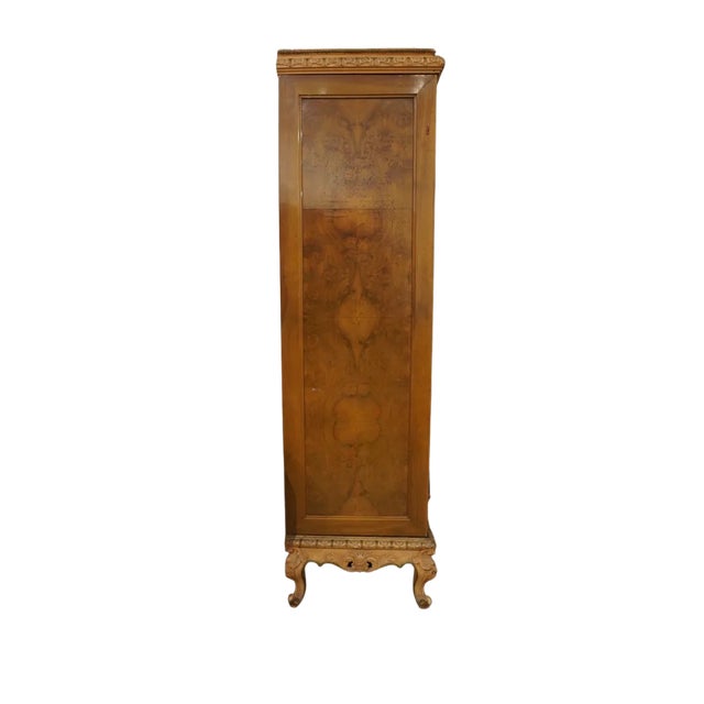 Rococo Antique French Rococo Revival Triple Wardrobe Armoire For Sale - Image 3 of 14