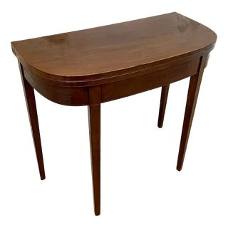 Antique Mahogany Card Table For Sale