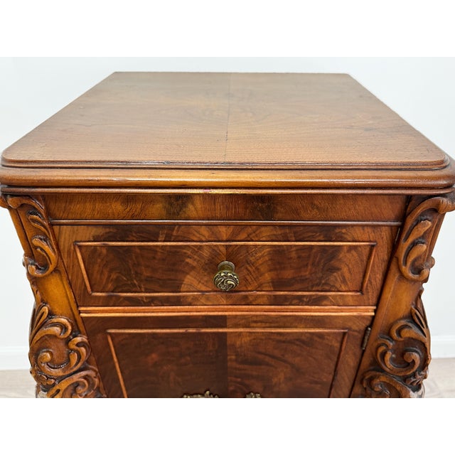 1940s Rococo Inspired Bedside Table Chairish