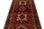 Textile Handmade Red Heriz Persian Wool Runner With Allover Pattern For Sale - Image 7 of 8