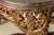 Italian Baroque Style Gilt Wood Console Table Faux Tortoiseshell For Sale - Image 10 of 12