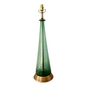Vintage Boho Italian Glass Lamp
