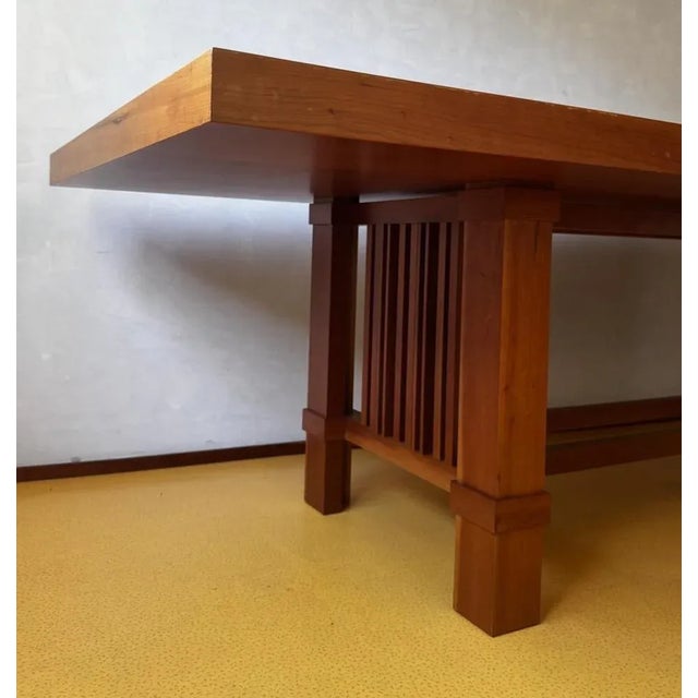 Model 608 Taliesin Dining Table by Frank Lloyd Wright for Cassina, 1986 For Sale - Image 10 of 18