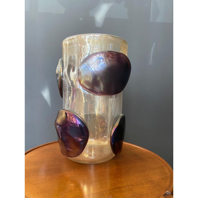 Murano Glass Vase by Costantini, 1990s For Sale - Image 4 of 11