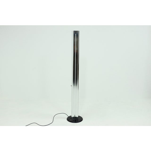 Black Megaron Floor Lamp by Gianfranco Frattini for Artemide, 1980s For Sale - Image 8 of 8