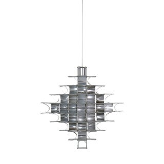 Cassiopée 9-Tier Pendant Light by Max Sauze, 1970s For Sale