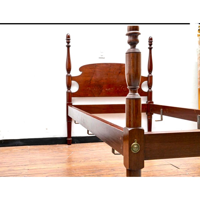 1960s Pair of Mahogany Chippendale Style Twin Bed Frames Chairish