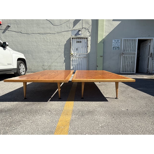 Mid-Century Modern 1950s Mid Century Modern Day Beds - A Pair For Sale - Image 3 of 10