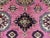 Pink Kazak Tribal Rug With Green Border, 4'11" X 6'8" For Sale - Image 11 of 13