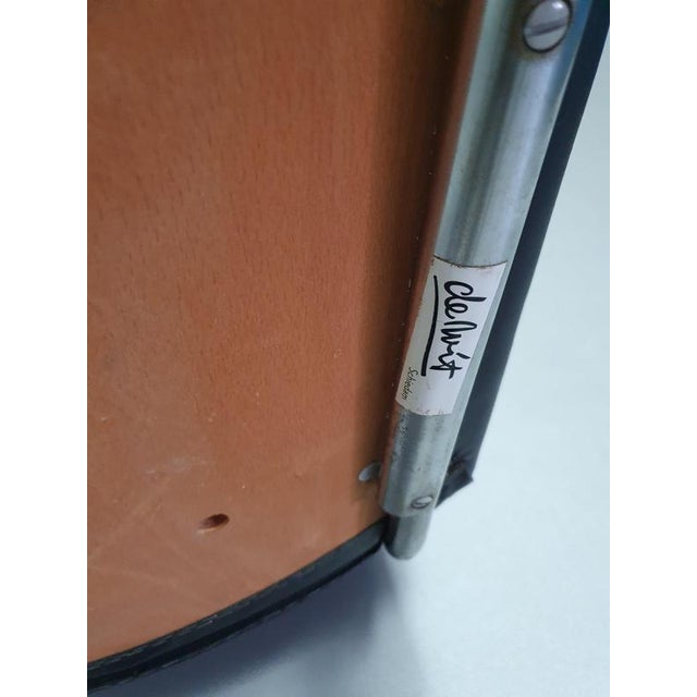 Black Vintage Dutch Lounge Chair from De Wit For Sale - Image 8 of 13