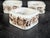 Victorian Mid 20th Century Royal Staffordshire Tonquin Brown Ceramic Napkin Rings - Set of Three For Sale - Image 3 of 4