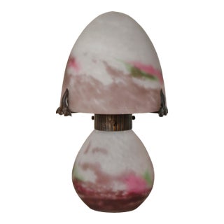 French Art Deco Mushroom Table Lamp by Muller Freres - 1920s France For Sale
