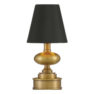 Currey & Company Galavant Brass Cordless Table Lamp For Sale