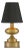 Currey & Company Galavant Brass Cordless Table Lamp For Sale