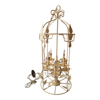 1970s Originals 22 Toleware Chandelier For Sale