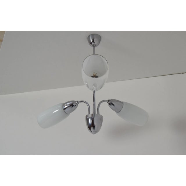 Mid-Century Chandelier from Elektroinstala Decin, 1970s For Sale - Image 6 of 10