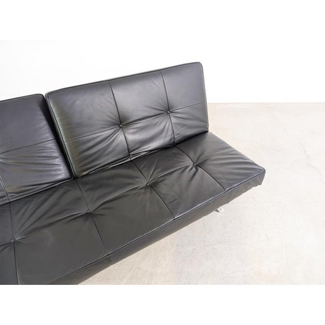 Smala Sofa in Black Leather from Ligne Roset, France For Sale - Image 13 of 18
