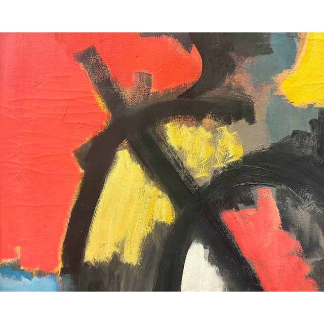 Abstract Oil on Canvas Painting by Darrell L. Anderson For Sale In Indianapolis - Image 6 of 8