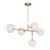 Metal Axis Brass Pendant Light by Schwung For Sale - Image 7 of 7