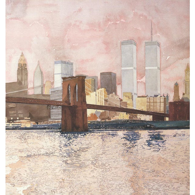 In 1983, artist David Lingwood created a diptych titled "Brooklyn Bridge" to commemorate the bridge's centennial. This...