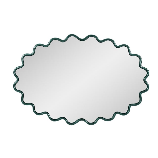 2020s Cloud Mirror Hunter Green For Sale - Image 5 of 11