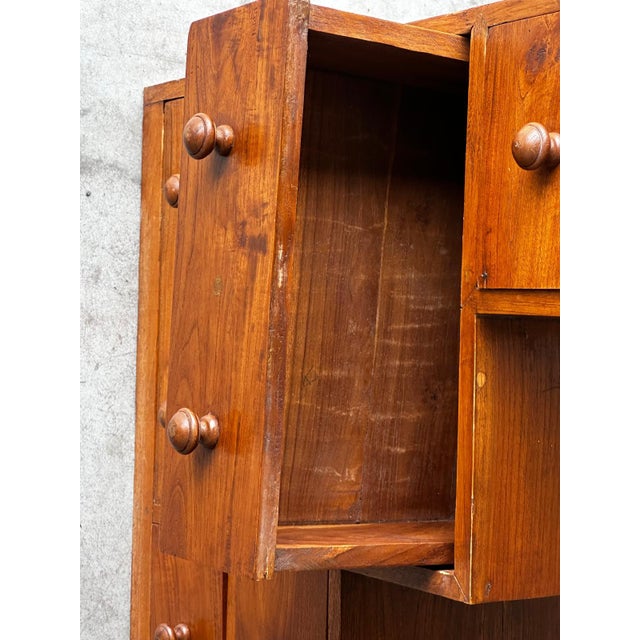 Japanese Wooden Kaidan Tansu, 1950s For Sale - Image 4 of 16