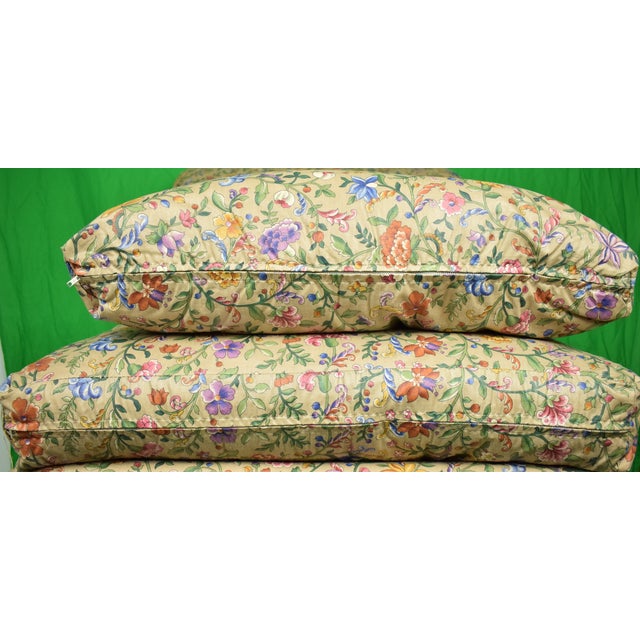 Pair X Billy Baldwin Style Petite Fleur Glazed Chintz Slipper Chairs For Sale - Image 17 of 17