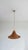 Tan Rattan and Brass Pendant Lamp, Italy, 1970s For Sale - Image 8 of 8