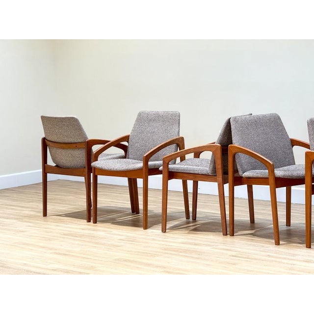 Danish Knife Chairs from K.S, 1960s, Set of 6 For Sale - Image 9 of 13
