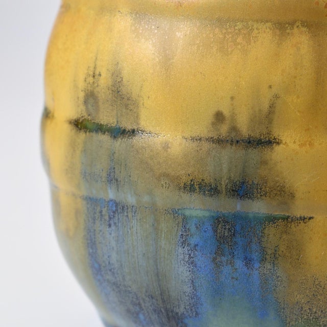 French Drip Glaze Jug from Gilbert Metenier, 1920s For Sale - Image 9 of 11