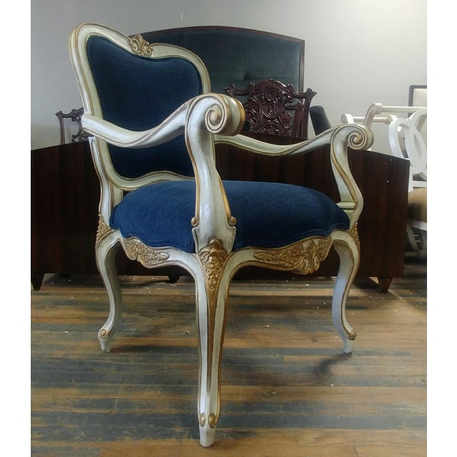 Henredon Furniture Venetian Weathered White With Gold ...