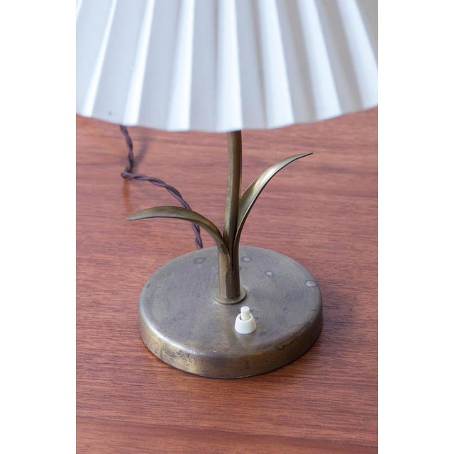 Danish Modern Organic Leaf Table Lamp, 1940s For Sale - Image 4 of 10
