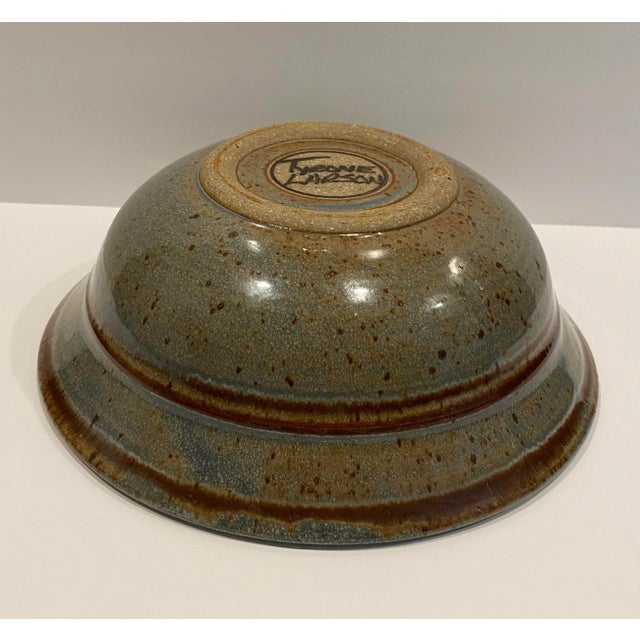Tyrone Larson Glazed Pottery Bowl For Sale - Image 4 of 6