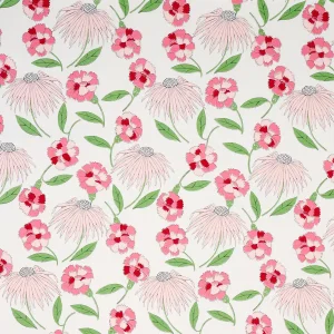 Schumacher x Celerie Kemble Bouquet Toss Fabric in Pepper Berry