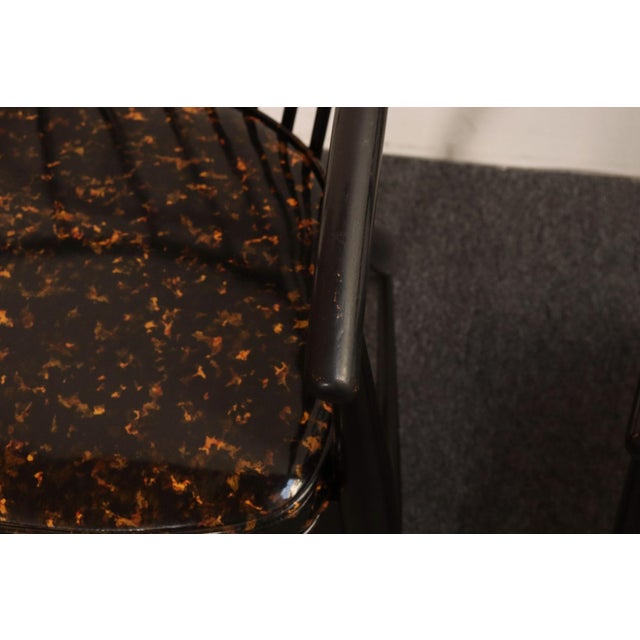 Vintage Pair Swedish Ebonized Beechwood Sunfeather Lounge Chairs by Sonna Rosen For Sale - Image 14 of 18