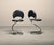 1990s Model PH-501 Snake Chairs in Chrome and Black Leather by Poul Henningsen, 1990s, Set of 2 For Sale - Image 5 of 18