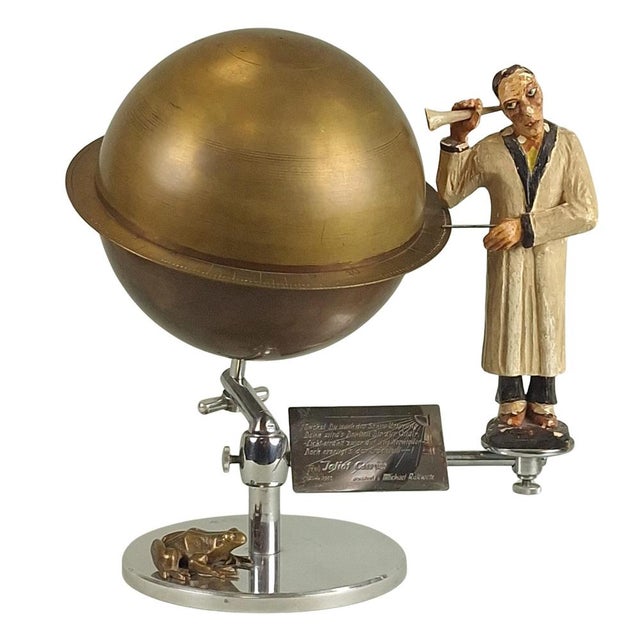 Goldenrod Vintage Table Clock, 1950s For Sale - Image 8 of 8