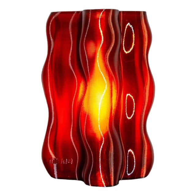 Amber Magma Lamp by Mana For Sale