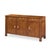 Contemporary Baker Walnut and Brass Buffet Credenza For Sale - Image 3 of 11