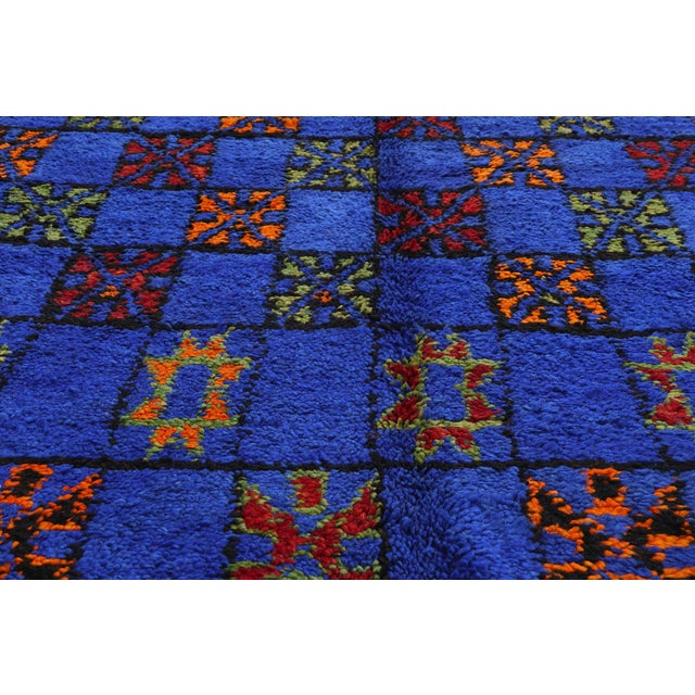 Late 20th Century Vintage Beni M'Guild Moroccan Rug, 06'03 X 10'06 For Sale - Image 5 of 10