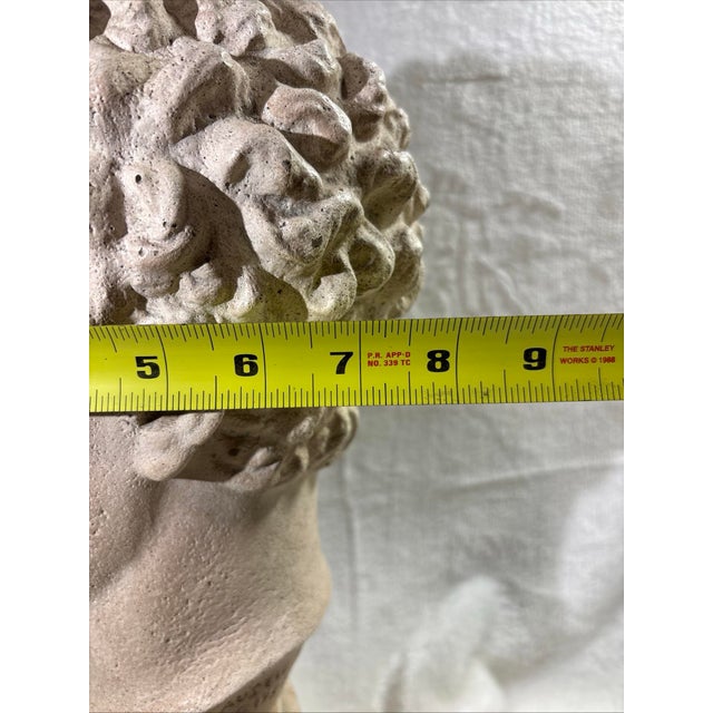Vintage 16” 1984 Austin Productions Bust of Michelangelo's David Sculpture For Sale - Image 12 of 12