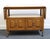 Rustic Unique Furniture Solid Oak Southwestern Mediterranean 64" Drop Leaf Server Buffet 5562 - American Fiesta Finish For Sale - Image 3 of 16