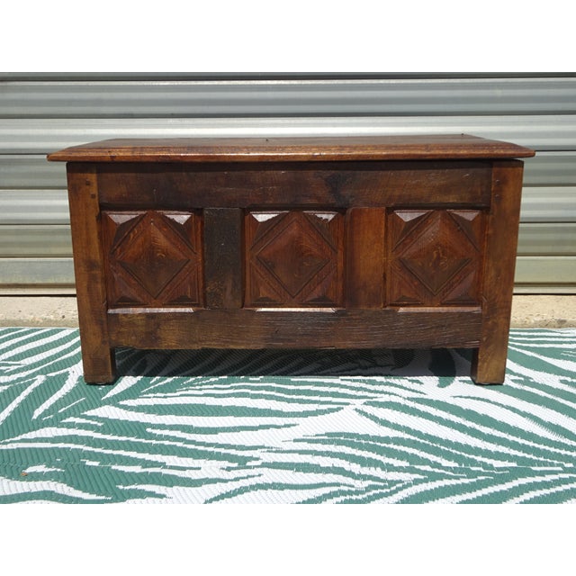 Superb antique chest, a unique and authentic piece crafted from solid oak using traditional French techniques. Its charm...
