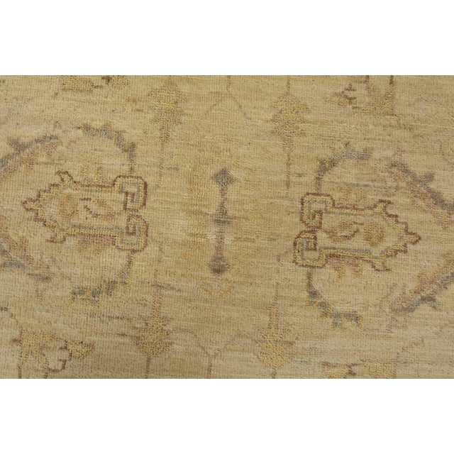 Ziegler Rug 4’1” X 4’2” Beige Wool Traditional Hand-Knotted Oriental Carpet For Sale - Image 4 of 10