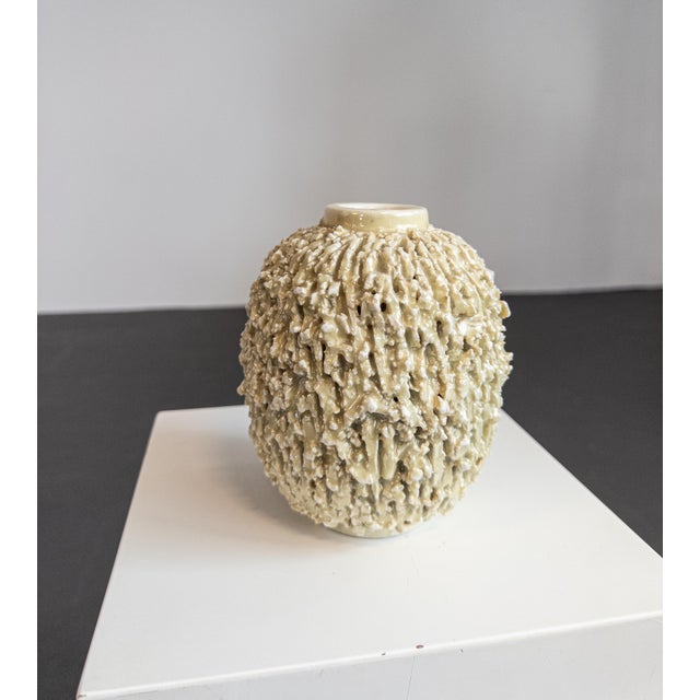 1960s Chamotte Vase by Gunnar Nylund for Rörstrand, 1960s For Sale - Image 5 of 8