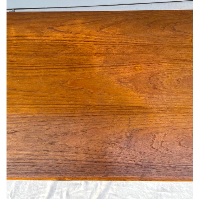 Dyrlund Dyrlund Mid-Century Modern Danish Sliding Door Cabinet Sideboard For Sale - Image 4 of 13