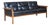 Knud Saeter for Vatne Leather and Rosewood Three Seat Sofa For Sale