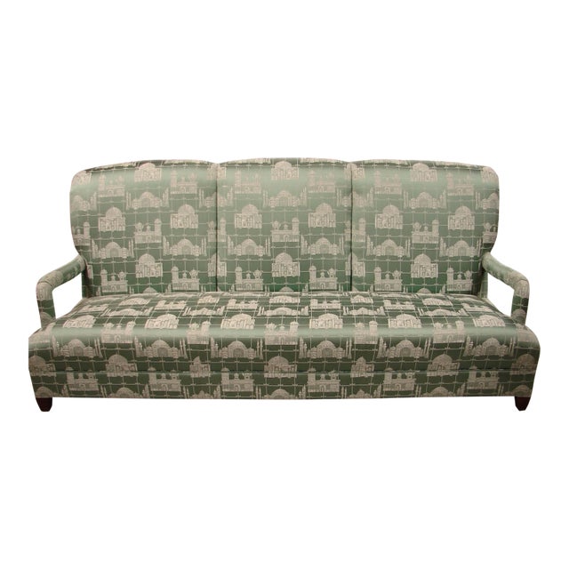 One of a Kind Custom Design Upholstered Sofa For Sale